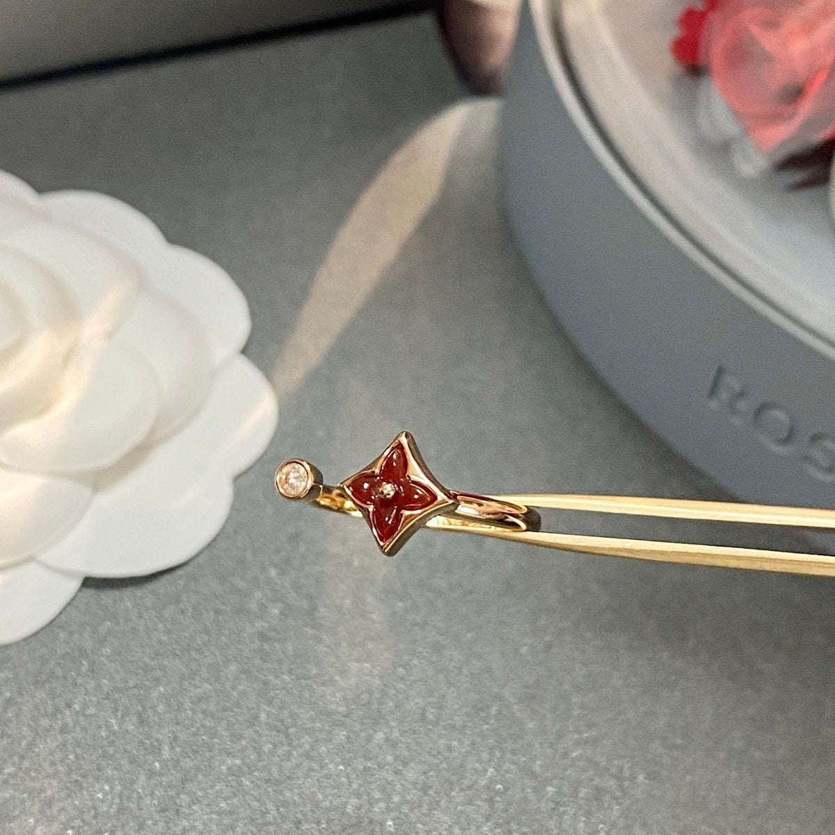 [Avelora Jewelry ]STAR 1 DIAMOND OPEN RING