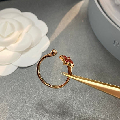 [Avelora]STAR 1 DIAMOND OPEN RING