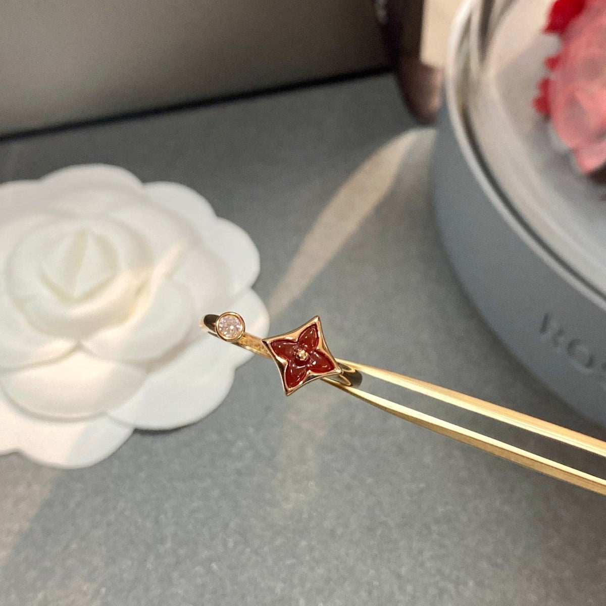 [Avelora Jewelry ]STAR 1 DIAMOND OPEN RING