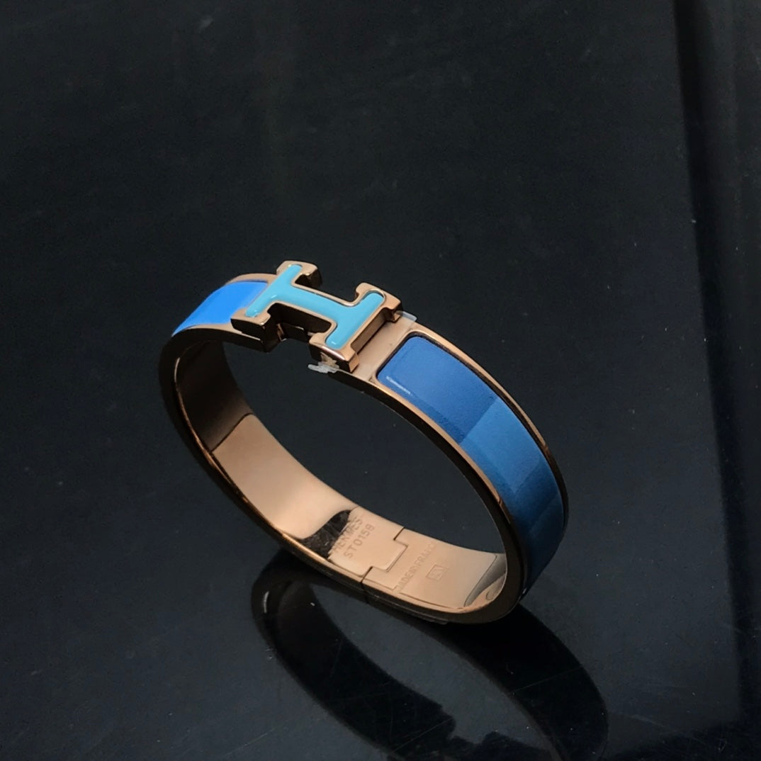 [Avelora]H BRACELET BLUE RAINBOW CERAMIC