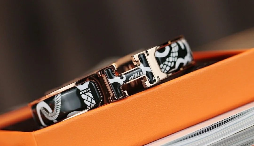 [Avelora Jewelry ]H TARTAN BRACELET 12MM
