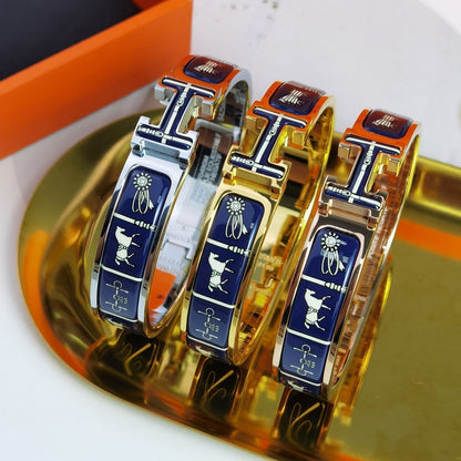 [Avelora]H COUVERTURES DARK BLUE BRACELET