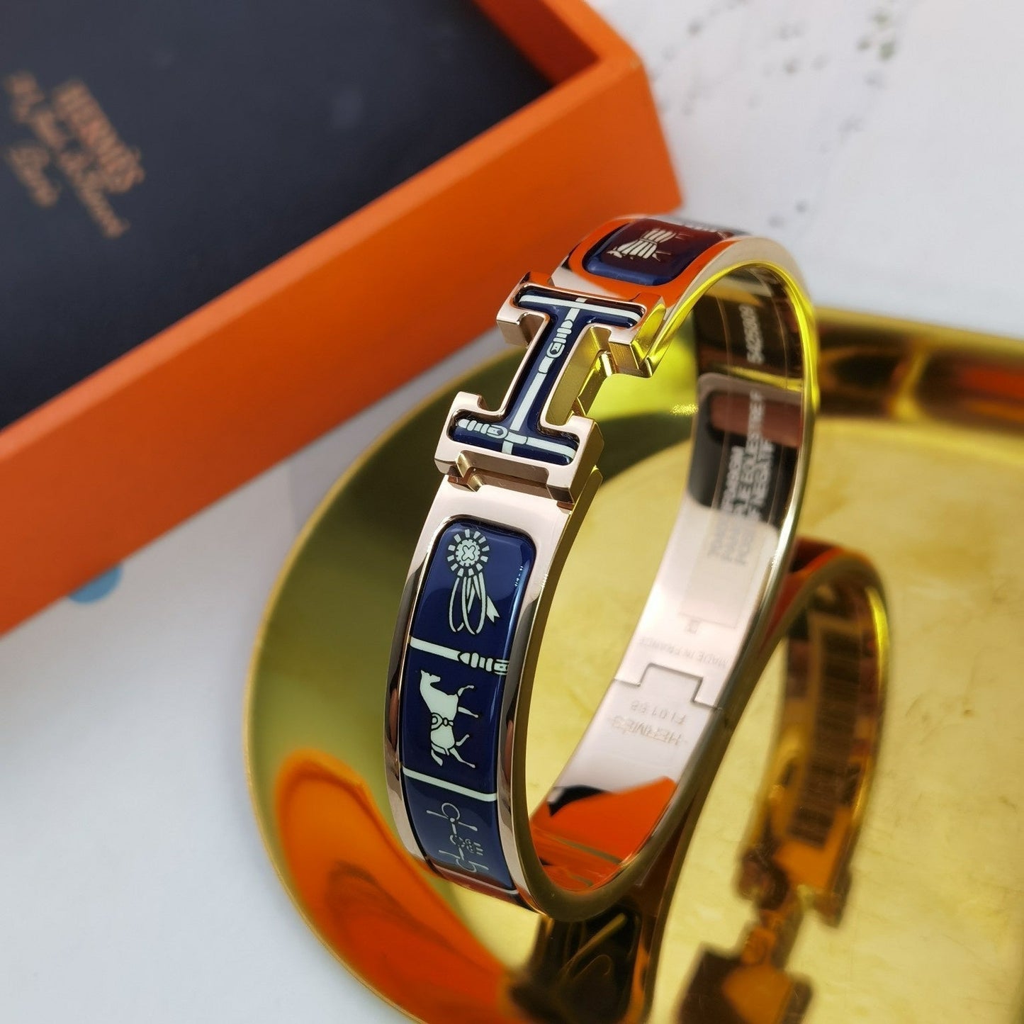 [Avelora]H COUVERTURES DARK BLUE BRACELET