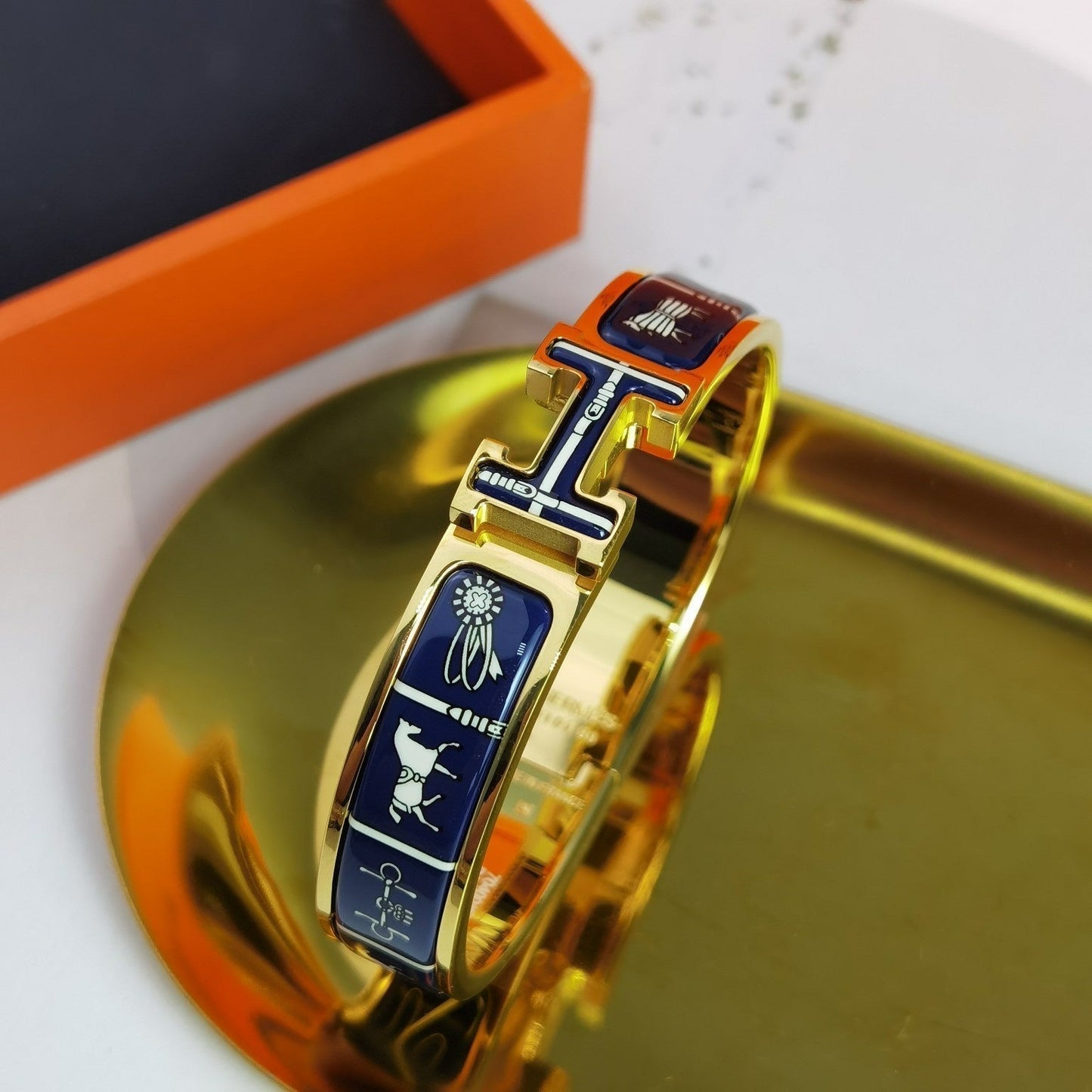 [Avelora]H COUVERTURES DARK BLUE BRACELET