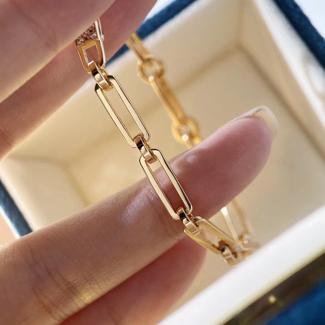 [Avelora Jewelry ]CHAINE BRACELET SMALL MODEL DIAMOND