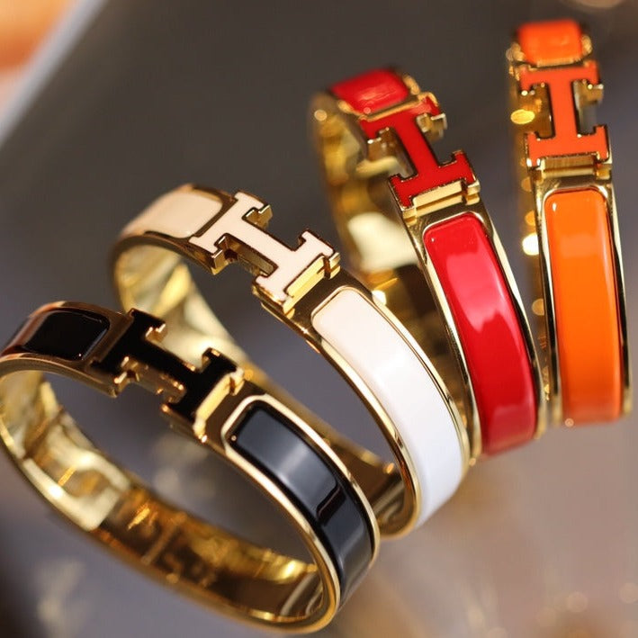 [Avelora]H BRACELET 12MM GOLD
