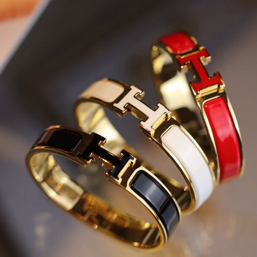 [Avelora]H BRACELET 12MM GOLD