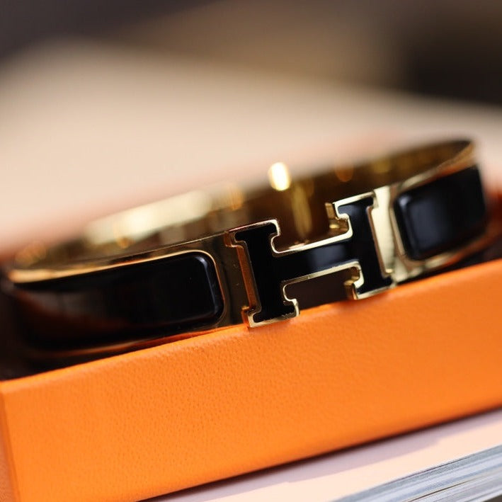 [Avelora Jewelry ]H BRACELET 12MM GOLD