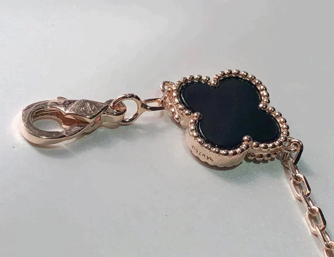 [Avelora Jewelry ]CLOVER 5 MOTIFS MULTICOLOR BRACELET
