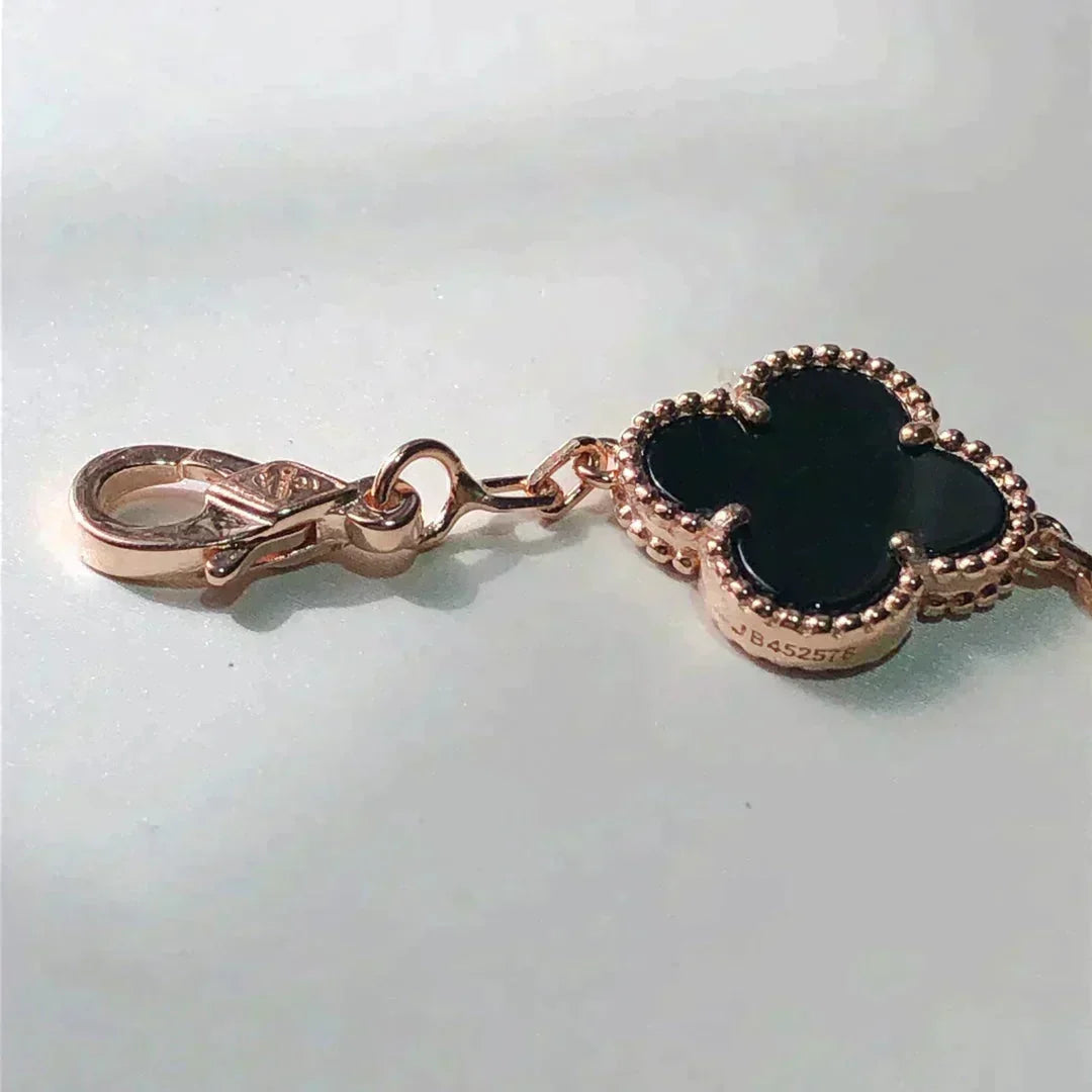 [Avelora Jewelry ]CLOVER 5 MOTIFS MULTICOLOR BRACELET
