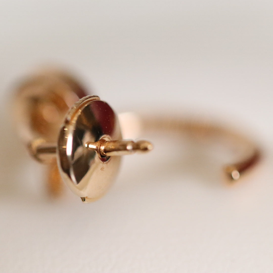 [Avelora Jewelry ]JUSTE EARRINGS PINK GOLD