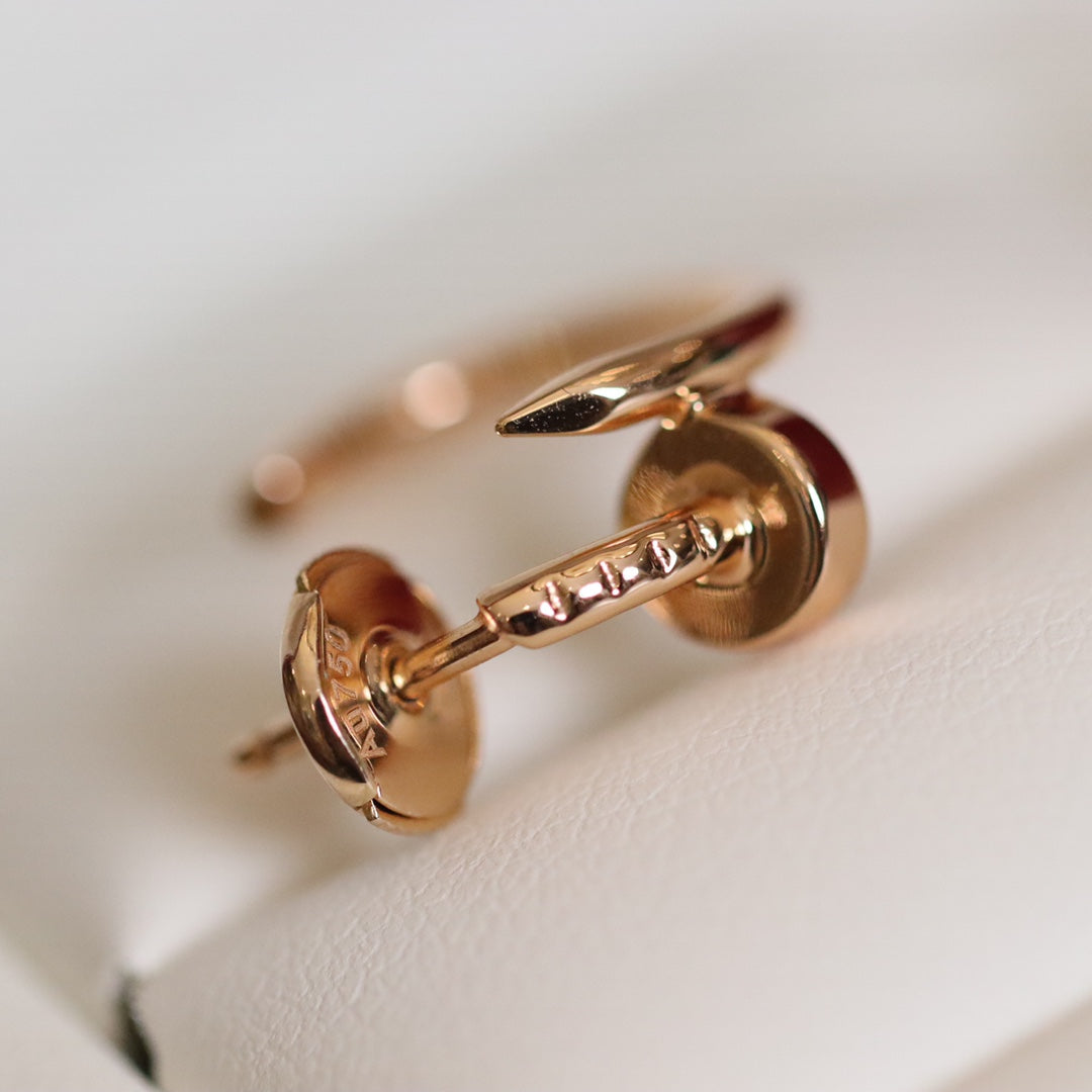 [Avelora Jewelry ]JUSTE EARRINGS PINK GOLD