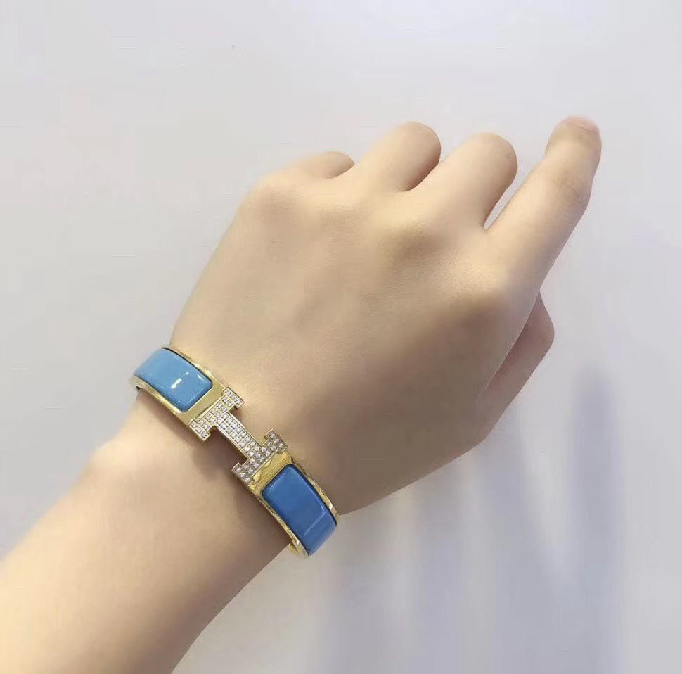 [Avelora]H CLOUD BLUE BRACELET GOLD DIAMOND