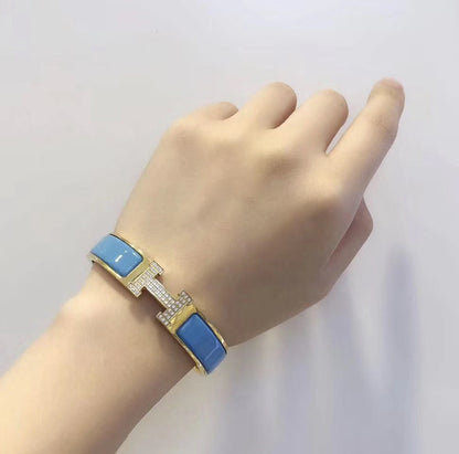 [Avelora]H CLOUD BLUE BRACELET GOLD DIAMOND
