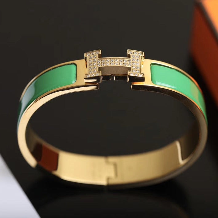 [Avelora Jewelry ]H BRACELET GOLD DIAMOND