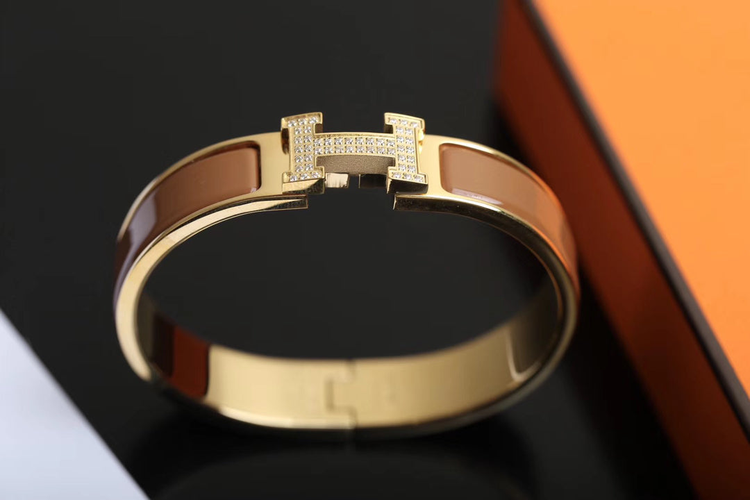 [Avelora]H BRACELET GOLD DIAMOND