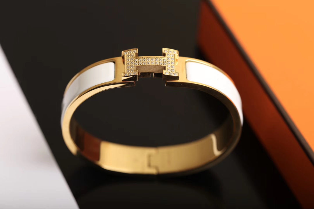 [Avelora Jewelry ]H BRACELET GOLD DIAMOND