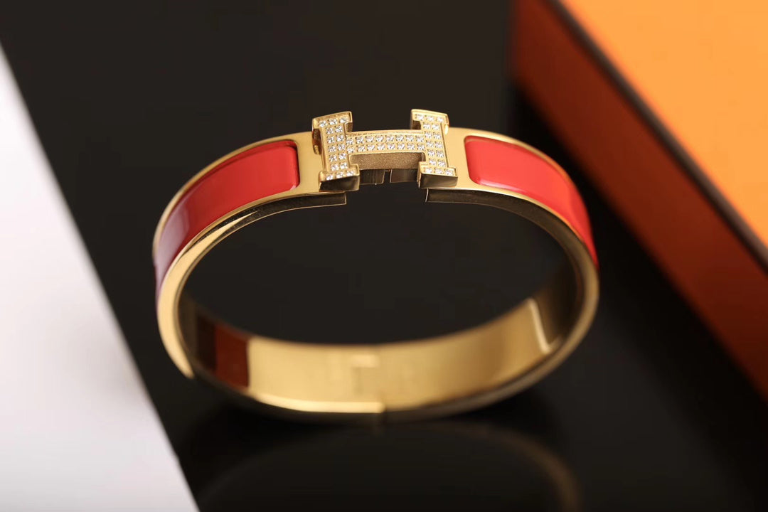 [Avelora Jewelry ]H BRACELET GOLD DIAMOND