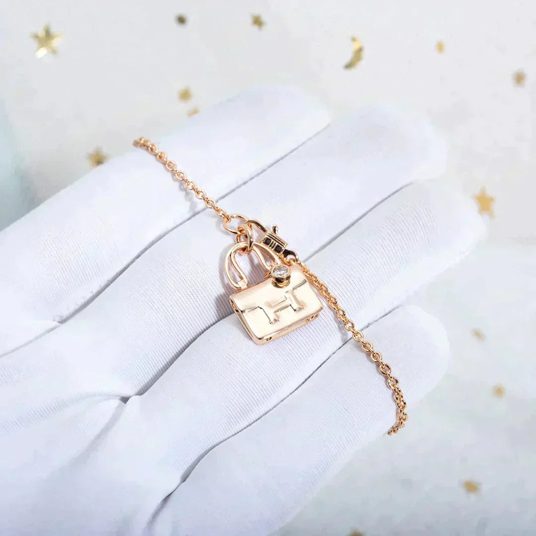 [Avelora]AMULETTE PEDANT ROSE GOLD NECKLACE