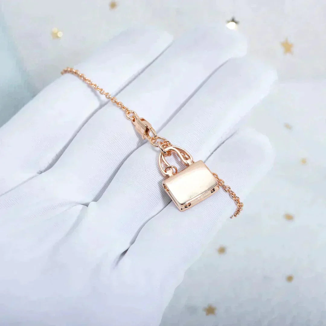 [Avelora]AMULETTE PEDANT ROSE GOLD NECKLACE