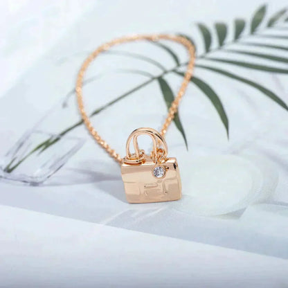 [Avelora]AMULETTE PEDANT ROSE GOLD NECKLACE