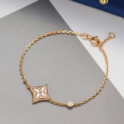 [Avelora]STAR 1 DIAMOND ROSE GOLD BRACELET