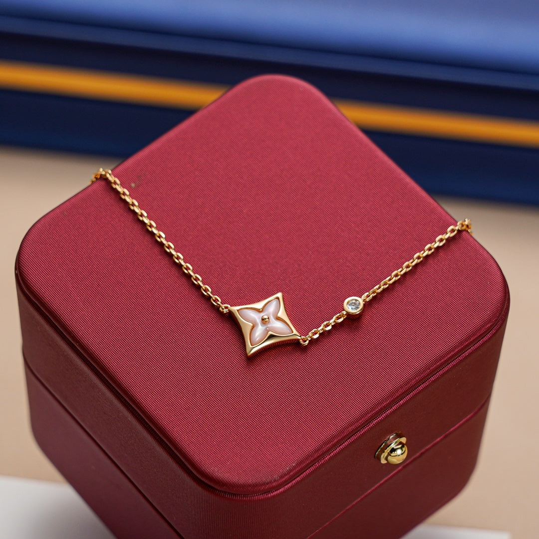 [Avelora]STAR 1 DIAMOND ROSE GOLD BRACELET