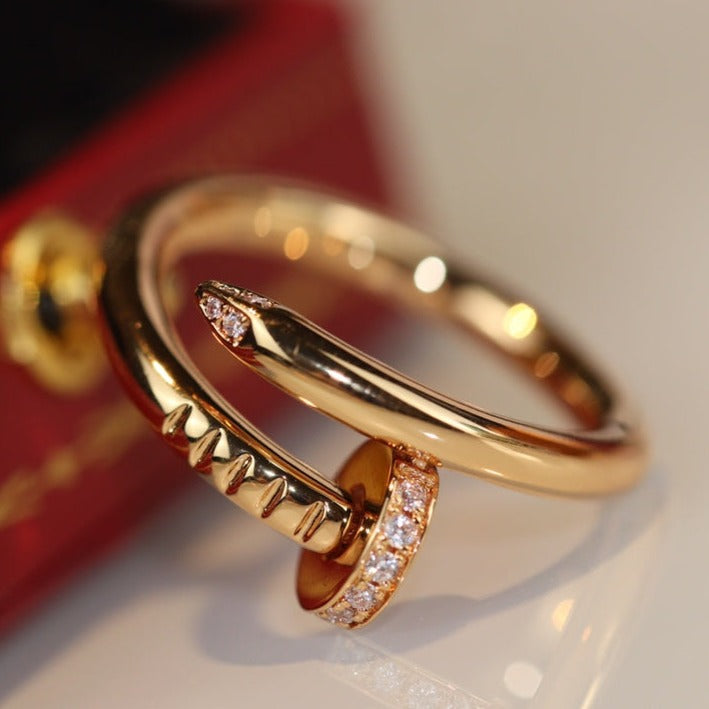 [Avelora Jewelry ]JUSTE RING 2.65MM GOLD DIAMOND
