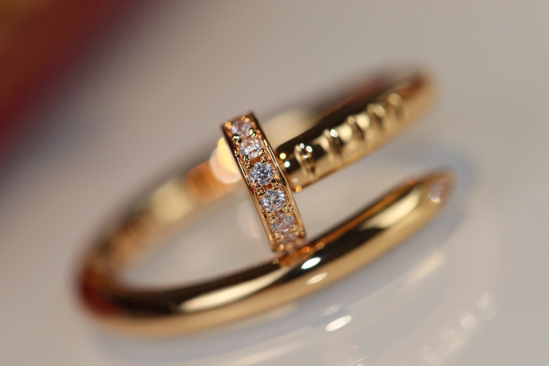 [Avelora Jewelry ]JUSTE RING 2.65MM GOLD DIAMOND