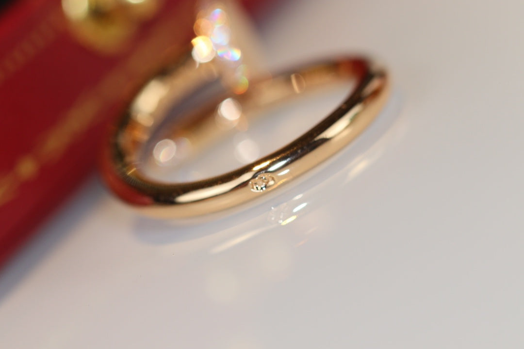 [Avelora Jewelry ]JUSTE RING 2.65MM GOLD DIAMOND