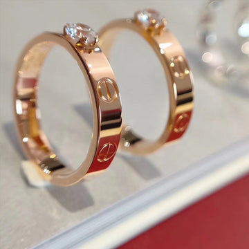 [Avelora Jewelry ]LOVE RING 3.6MM 1 BIG DIAMOND