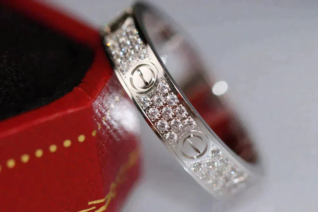 [Avelora Jewelry ]LOVE RING 3.6MM DIAMOND PAVED