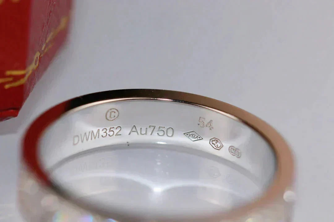 [Avelora Jewelry ]LOVE RING 3.6MM DIAMOND PAVED