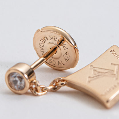 [Avelora]STAR DIAMONDS EARRINGS GOLD
