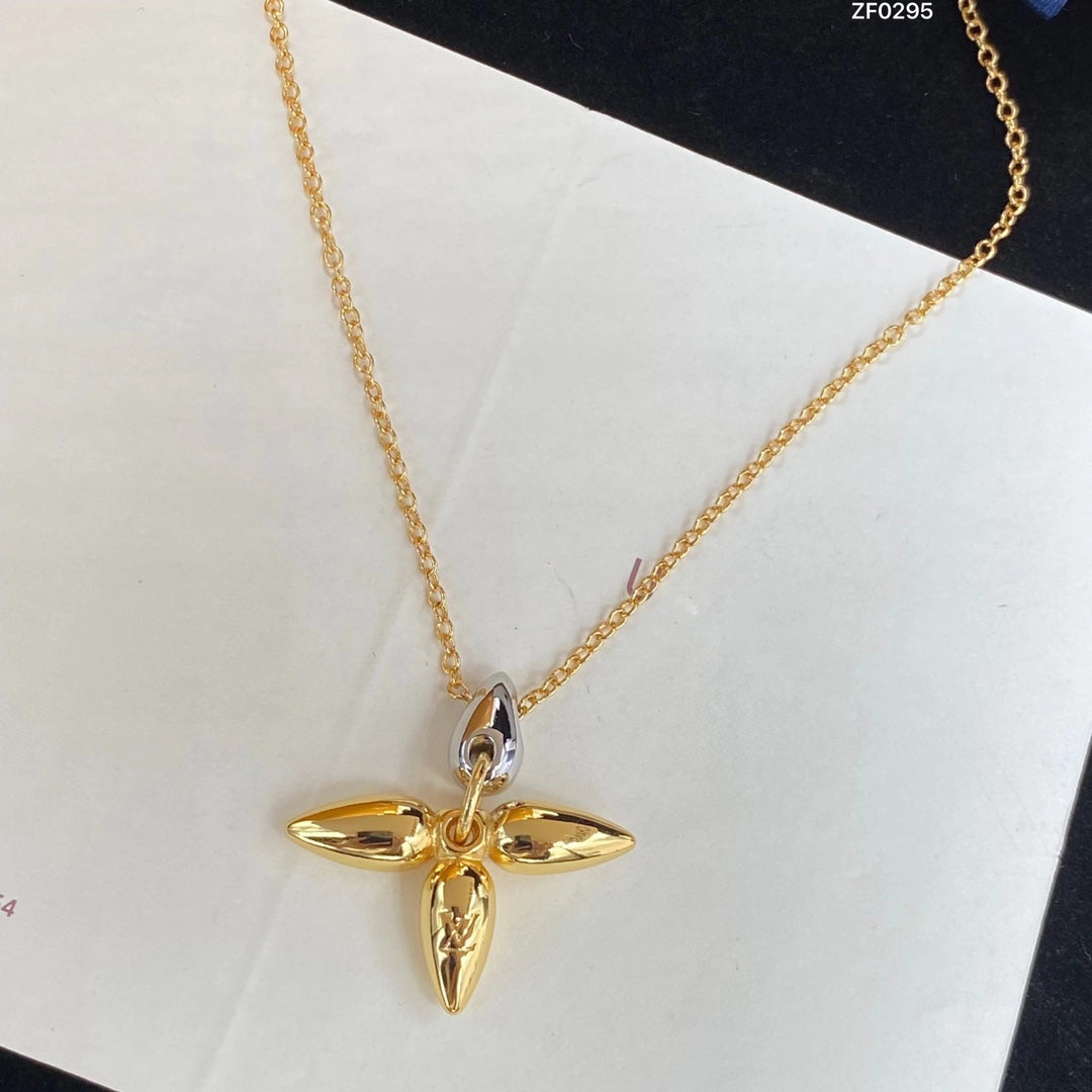 [Avelora Jewelry ]LOUISETTE PEDANT GOLD NECKLACE
