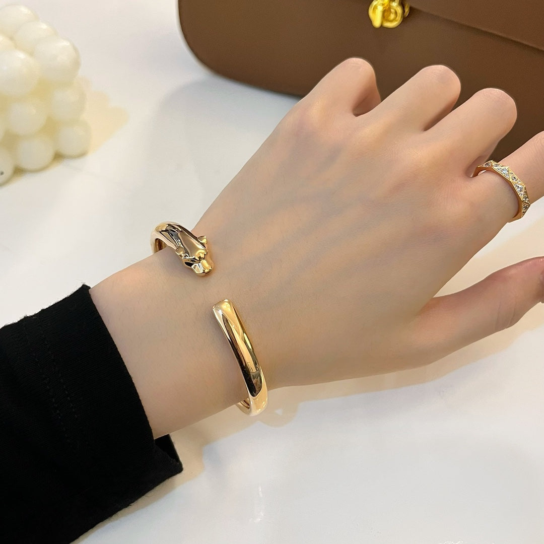 [Avelora Jewelry ]PANTHERE GOLD OPEN BRACELET