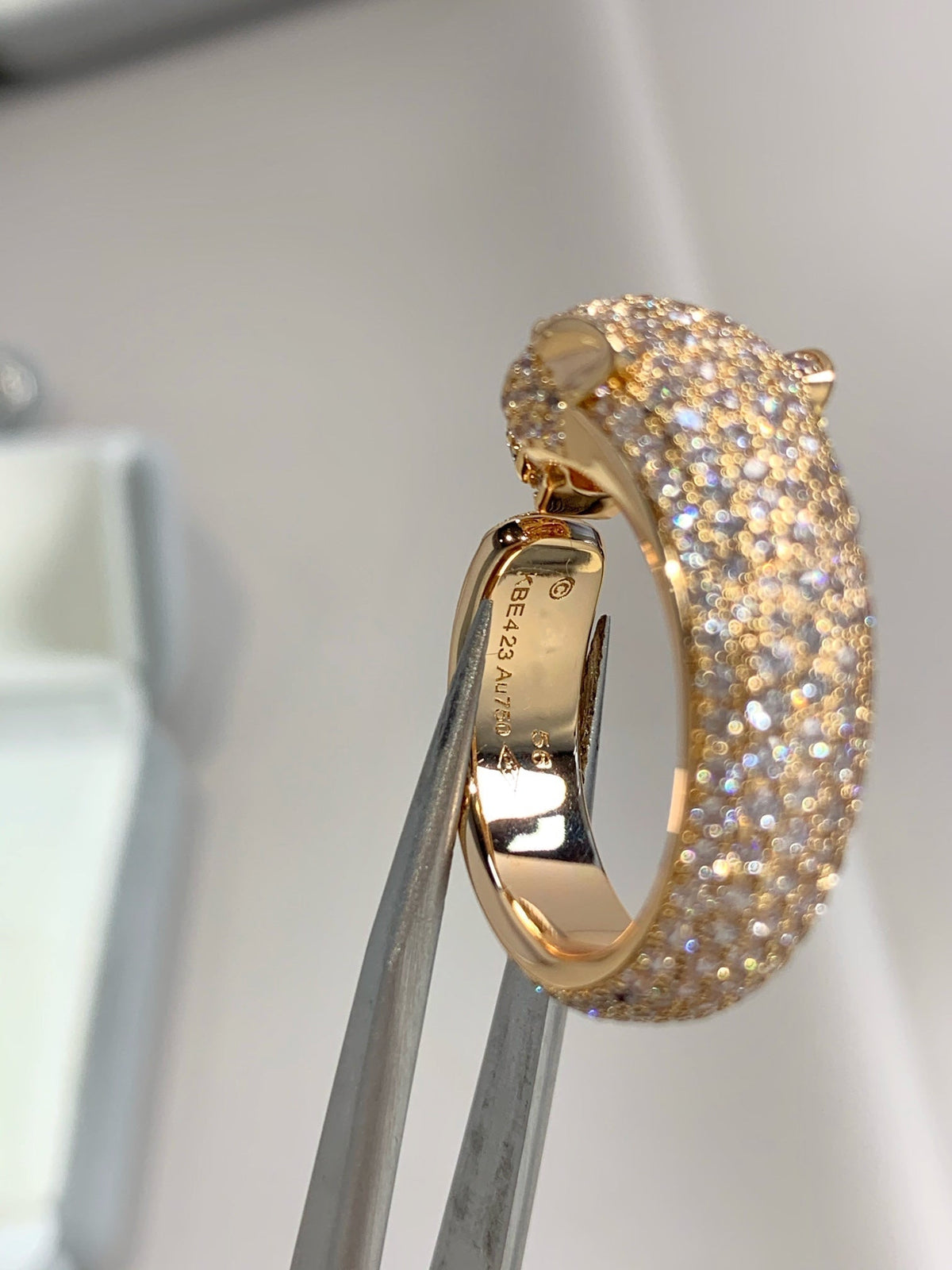 [Avelora Jewelry ]PANTHERE PINK GOLD DIAMOND RING