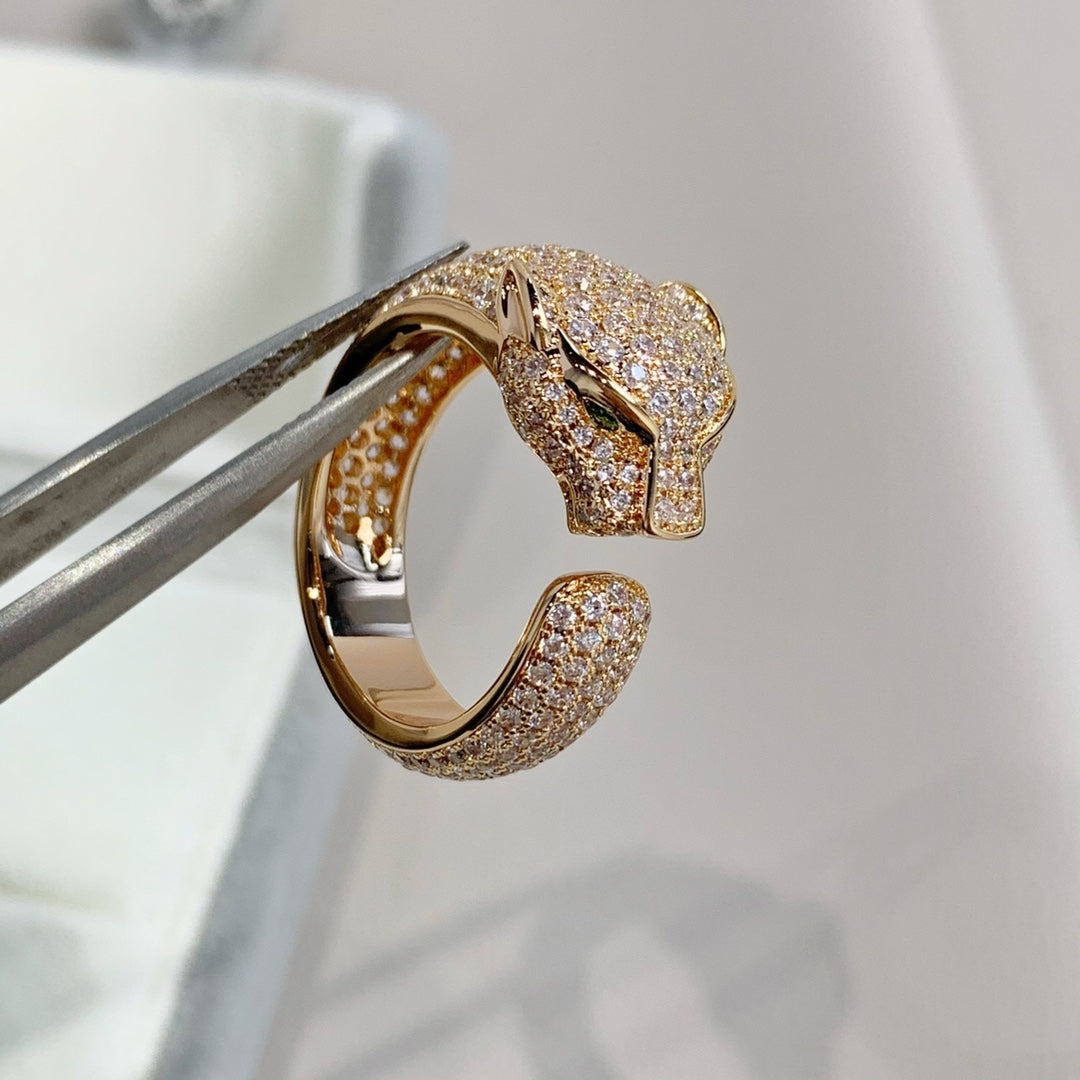 [Avelora Jewelry ]PANTHERE PINK GOLD DIAMOND RING