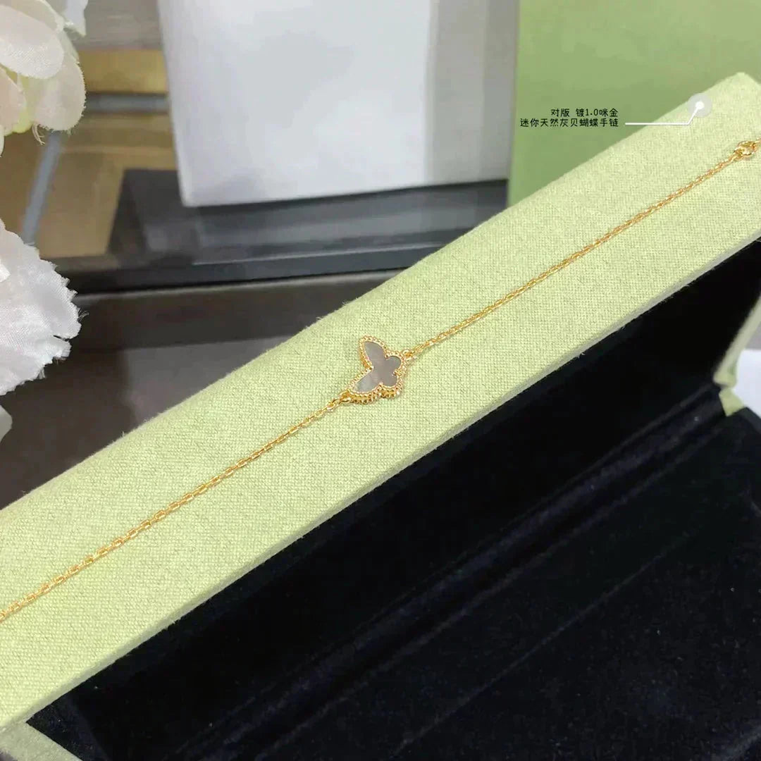 [Avelora Jewelry ]BUTTERFLY DARK MOP BUTTERFLY BRACELET