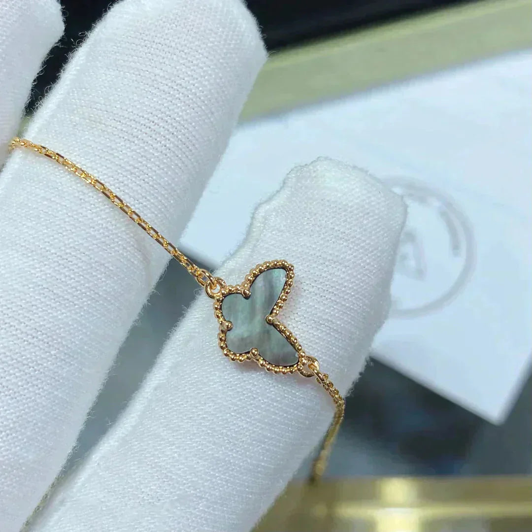 [Avelora Jewelry ]BUTTERFLY DARK MOP BUTTERFLY BRACELET