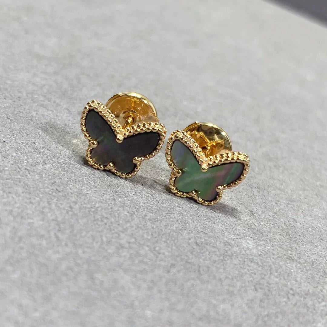 [Avelora Jewelry ]BUTTERFLY DARK MOP  EARRINGS
