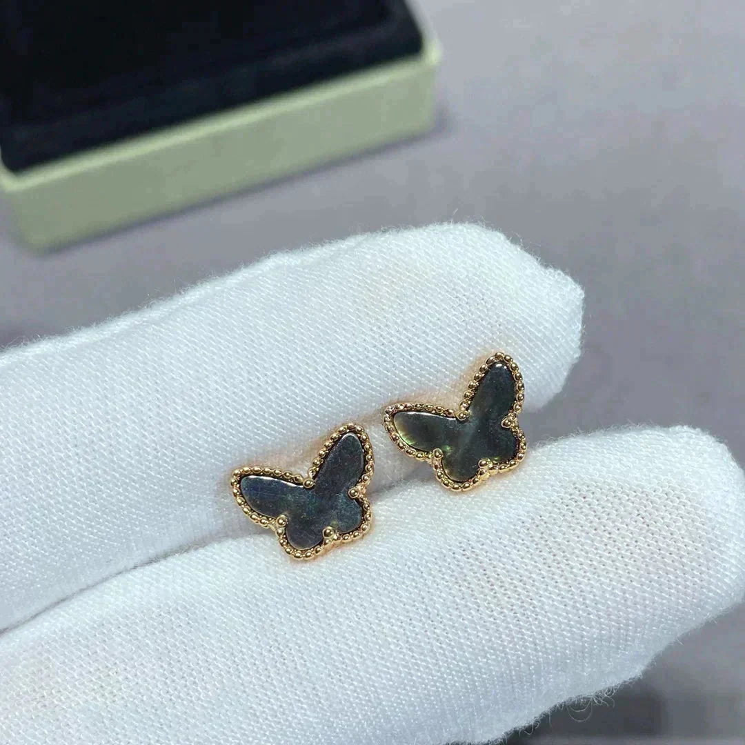 [Avelora Jewelry ]BUTTERFLY DARK MOP  EARRINGS