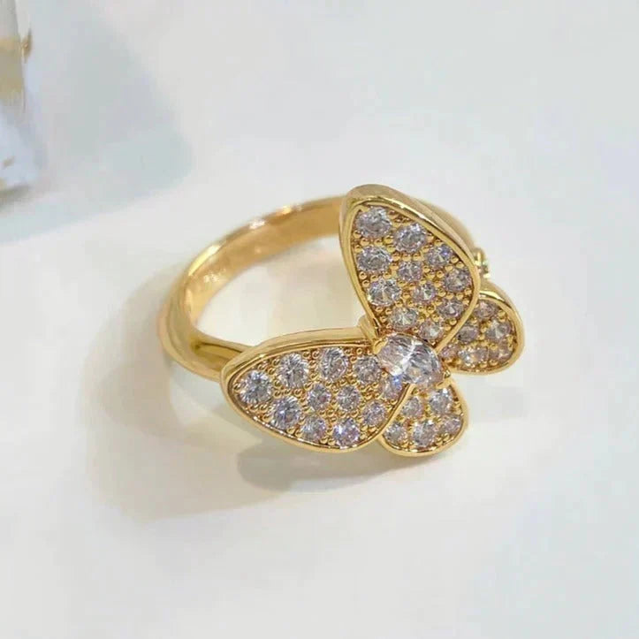[Avelora Jewelry ]BUTTERFLY DIAMOND RING