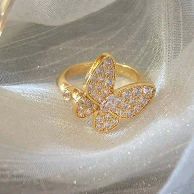 [Avelora Jewelry ]BUTTERFLY DIAMOND RING