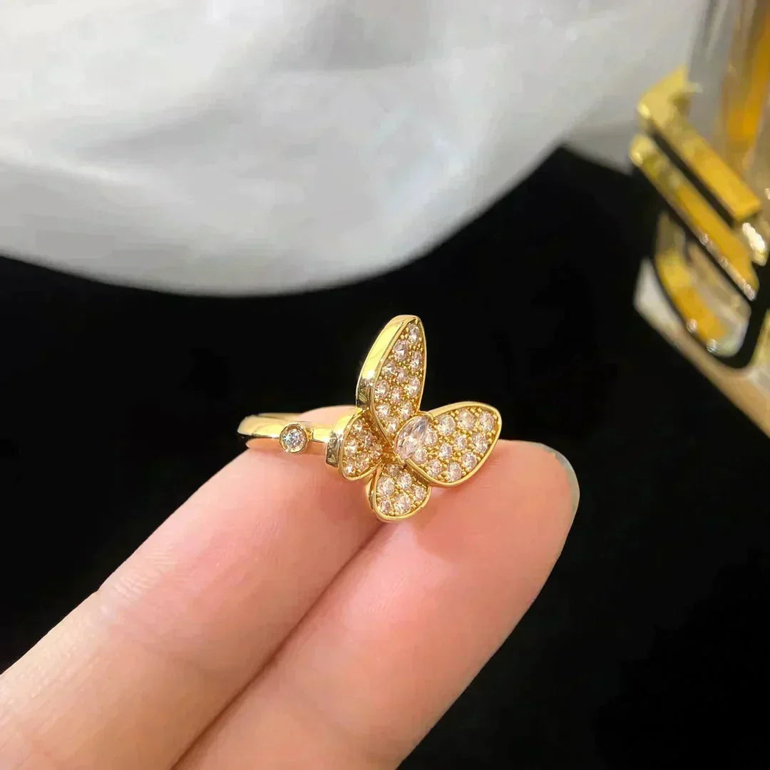 [Avelora Jewelry ]BUTTERFLY DIAMOND RING