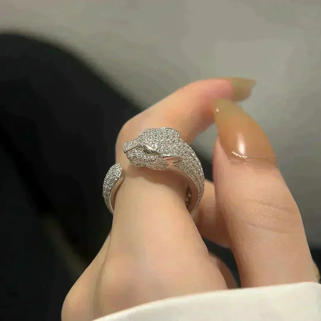 [Avelora Jewelry ]PANTHERE 5.5MM ALL DIAMOND RING