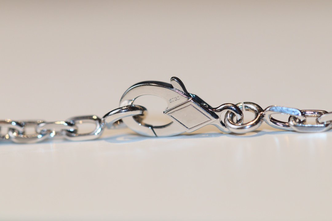 [Avelora Jewelry ]CLOVER 20 MOTIFS ONYX DIAMOND SILVER