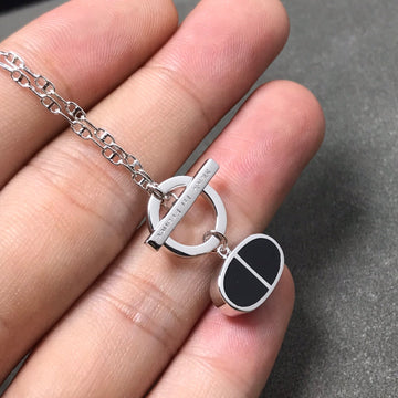 [Avelora Jewelry ]CHAINE VERSO BLACK CERAMIC  NECKLACE