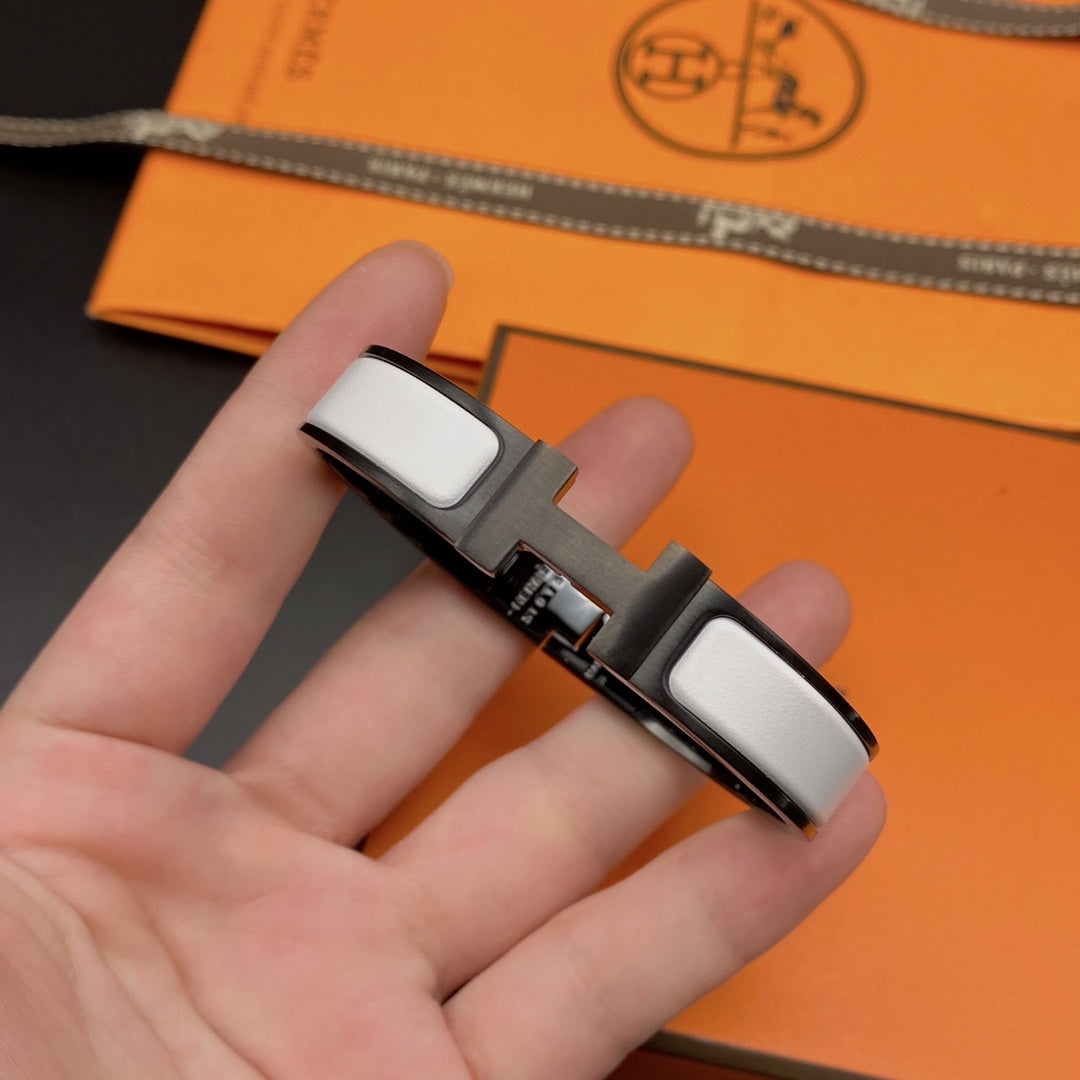 [Avelora]H BRACELET 12MM BLACK WHITE CERAMIC