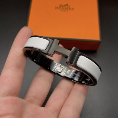 [Avelora]H BRACELET 12MM BLACK WHITE CERAMIC